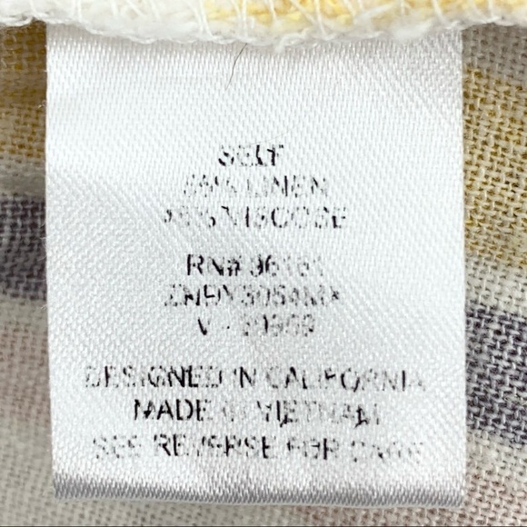 Gypsies & Moondust Strapless Striped Linen Blend Jumpsuit - Picture 9 of 10